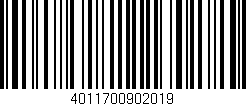 Código de barras (EAN, GTIN, SKU, ISBN): '4011700902019'