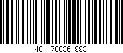 Código de barras (EAN, GTIN, SKU, ISBN): '4011708361993'
