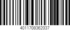 Código de barras (EAN, GTIN, SKU, ISBN): '4011708362037'