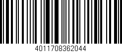 Código de barras (EAN, GTIN, SKU, ISBN): '4011708362044'