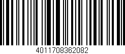 Código de barras (EAN, GTIN, SKU, ISBN): '4011708362082'