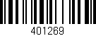 Código de barras (EAN, GTIN, SKU, ISBN): '401269'