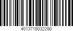 Código de barras (EAN, GTIN, SKU, ISBN): '4013718032290'