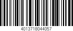 Código de barras (EAN, GTIN, SKU, ISBN): '4013718044057'