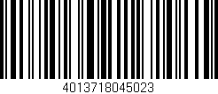 Código de barras (EAN, GTIN, SKU, ISBN): '4013718045023'