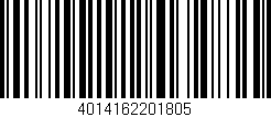 Código de barras (EAN, GTIN, SKU, ISBN): '4014162201805'