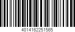 Código de barras (EAN, GTIN, SKU, ISBN): '4014162251565'