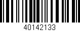 Código de barras (EAN, GTIN, SKU, ISBN): '40142133'