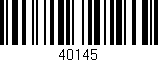 Código de barras (EAN, GTIN, SKU, ISBN): '40145'