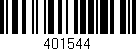 Código de barras (EAN, GTIN, SKU, ISBN): '401544'