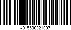 Código de barras (EAN, GTIN, SKU, ISBN): '4015600021887'