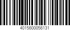 Código de barras (EAN, GTIN, SKU, ISBN): '4015600056131'