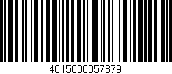 Código de barras (EAN, GTIN, SKU, ISBN): '4015600057879'