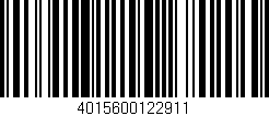 Código de barras (EAN, GTIN, SKU, ISBN): '4015600122911'