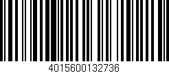 Código de barras (EAN, GTIN, SKU, ISBN): '4015600132736'