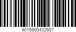 Código de barras (EAN, GTIN, SKU, ISBN): '4015600432607'