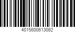 Código de barras (EAN, GTIN, SKU, ISBN): '4015600613082'