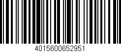 Código de barras (EAN, GTIN, SKU, ISBN): '4015600652951'