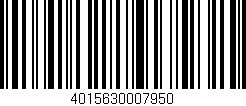 Código de barras (EAN, GTIN, SKU, ISBN): '4015630007950'