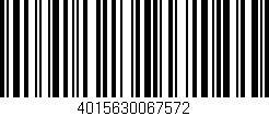 Código de barras (EAN, GTIN, SKU, ISBN): '4015630067572'