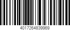 Código de barras (EAN, GTIN, SKU, ISBN): '4017264839969'