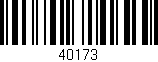 Código de barras (EAN, GTIN, SKU, ISBN): '40173'