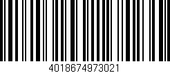 Código de barras (EAN, GTIN, SKU, ISBN): '4018674973021'