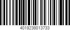 Código de barras (EAN, GTIN, SKU, ISBN): '4019238013733'