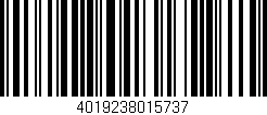 Código de barras (EAN, GTIN, SKU, ISBN): '4019238015737'