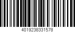 Código de barras (EAN, GTIN, SKU, ISBN): '4019238331578'