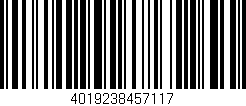 Código de barras (EAN, GTIN, SKU, ISBN): '4019238457117'