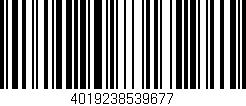 Código de barras (EAN, GTIN, SKU, ISBN): '4019238539677'