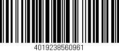 Código de barras (EAN, GTIN, SKU, ISBN): '4019238560961'
