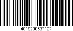 Código de barras (EAN, GTIN, SKU, ISBN): '4019238667127'