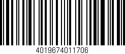Código de barras (EAN, GTIN, SKU, ISBN): '4019674011706'