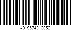 Código de barras (EAN, GTIN, SKU, ISBN): '4019674013052'