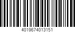Código de barras (EAN, GTIN, SKU, ISBN): '4019674013151'