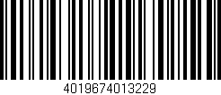 Código de barras (EAN, GTIN, SKU, ISBN): '4019674013229'