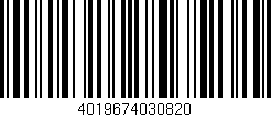 Código de barras (EAN, GTIN, SKU, ISBN): '4019674030820'