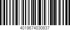 Código de barras (EAN, GTIN, SKU, ISBN): '4019674030837'
