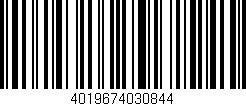 Código de barras (EAN, GTIN, SKU, ISBN): '4019674030844'