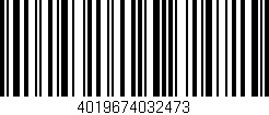 Código de barras (EAN, GTIN, SKU, ISBN): '4019674032473'