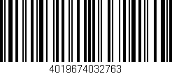 Código de barras (EAN, GTIN, SKU, ISBN): '4019674032763'
