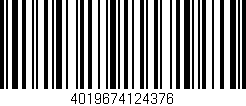 Código de barras (EAN, GTIN, SKU, ISBN): '4019674124376'