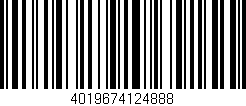 Código de barras (EAN, GTIN, SKU, ISBN): '4019674124888'