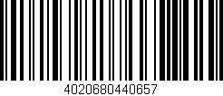 Código de barras (EAN, GTIN, SKU, ISBN): '4020680440657'