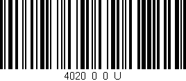 Código de barras (EAN, GTIN, SKU, ISBN): '4020_0_0_U'