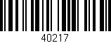 Código de barras (EAN, GTIN, SKU, ISBN): '40217'
