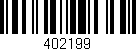 Código de barras (EAN, GTIN, SKU, ISBN): '402199'