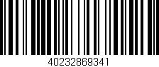 Código de barras (EAN, GTIN, SKU, ISBN): '40232869341'